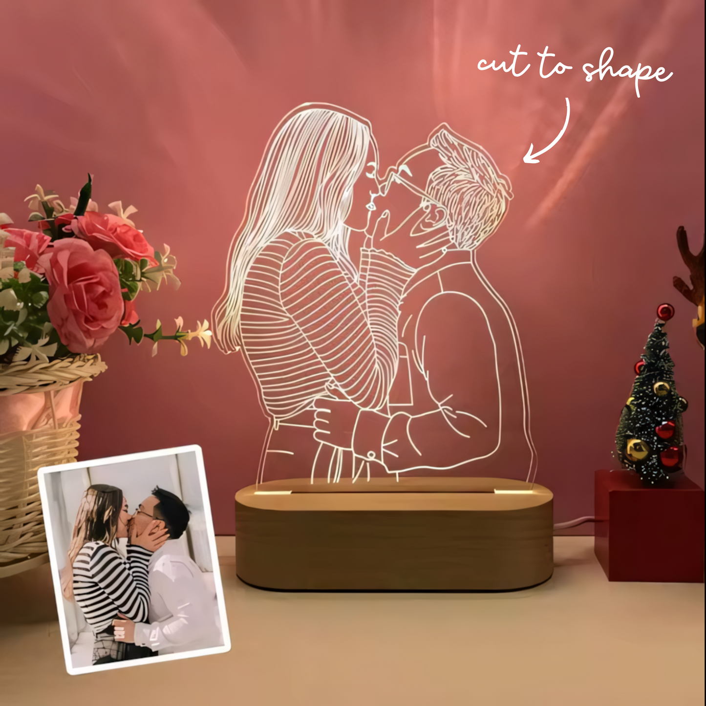 Personalized 3D Photo LED Lamp