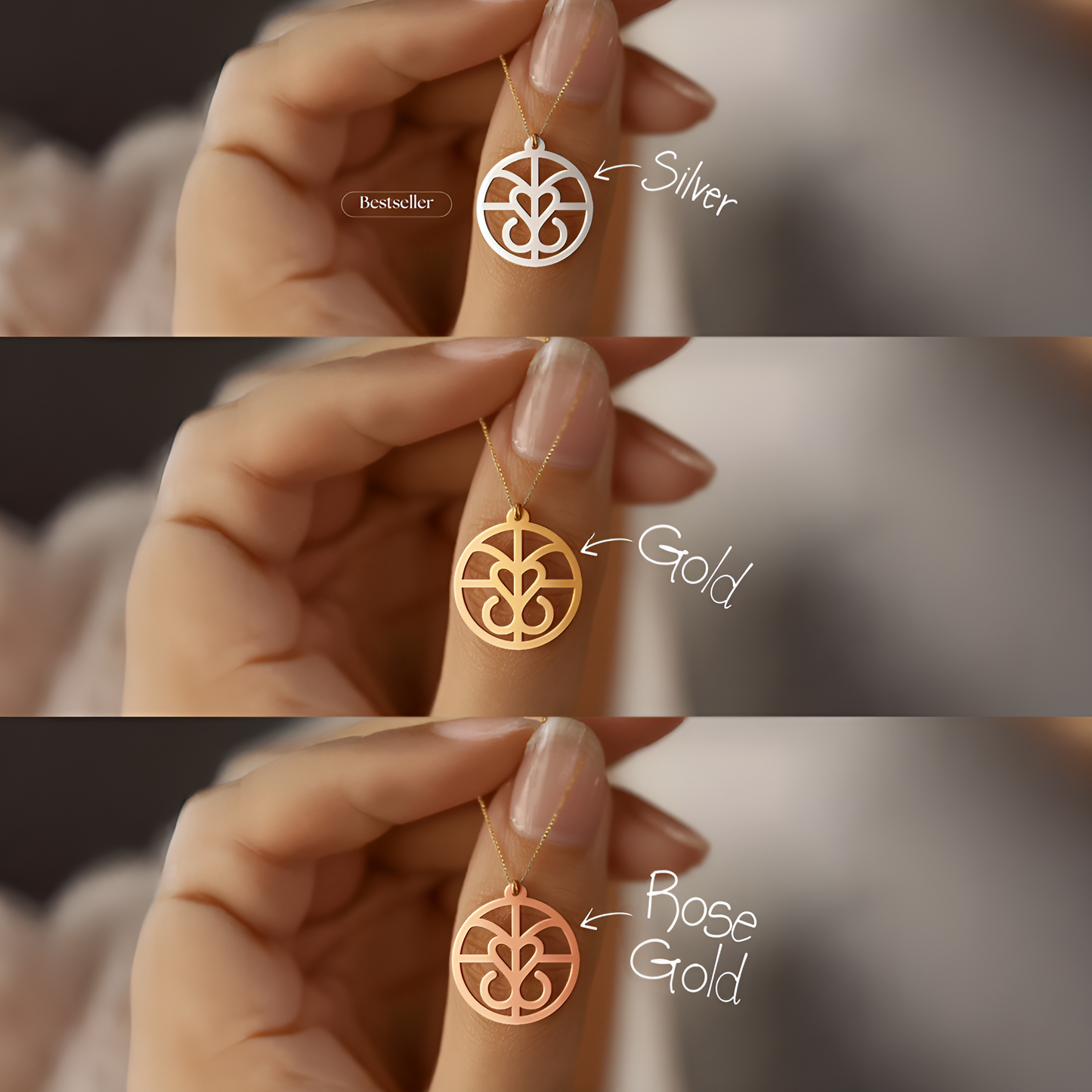 Custom Monogram Necklace with Name/Names