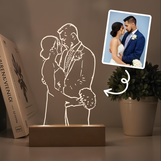 Personalized 3D Photo LED Lamp