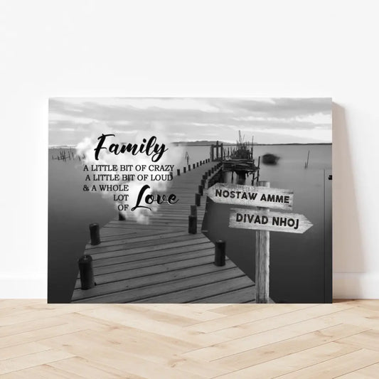 Personalized canvas "Family Members"