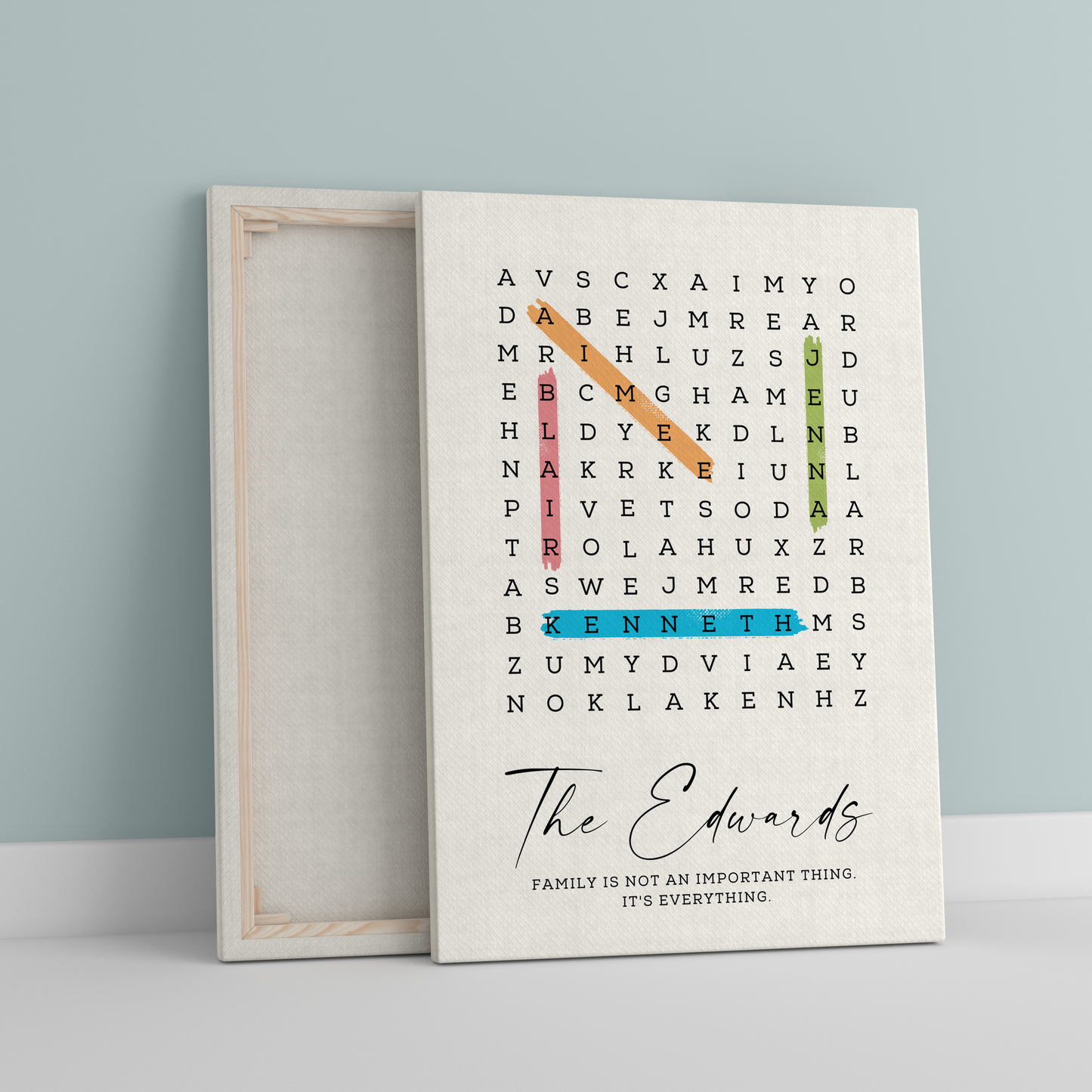 Word Search Canvas