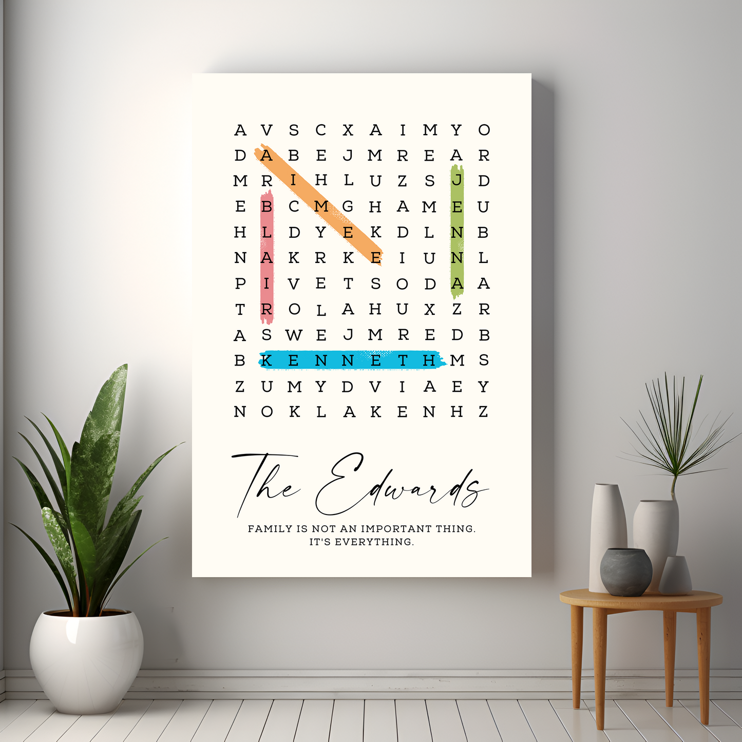 Word Search Canvas