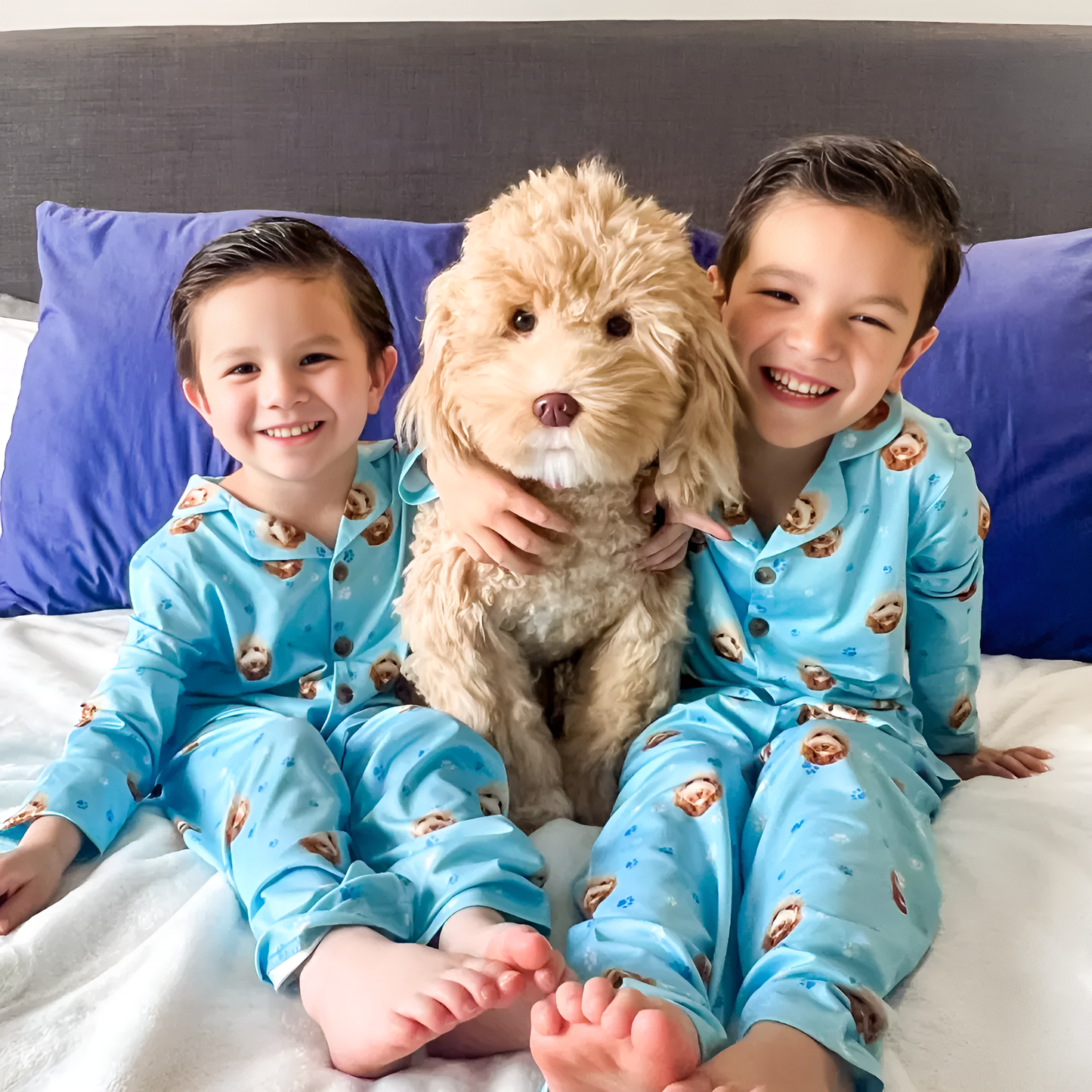 Personalized Pet Face Pajamas for Adults & Kids – Perfect Gift for Pet Lovers
